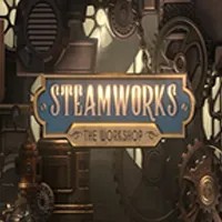 Steamworks The Workshop logo – Slots by Peter & Sons at God of Casino